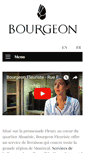 Mobile Screenshot of bourgeonfleuriste.com
